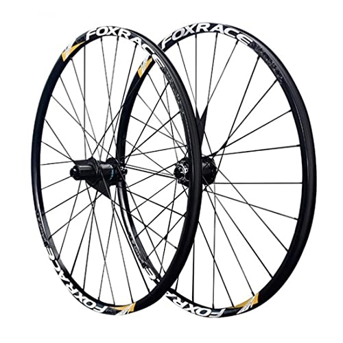 Mountain Bike Wheel : Mountain Bike Wheelset, 27.5 / 29Inch Aluminum Alloy Rim Disc Brake MTB Wheelset, Quick Release Front Rear Wheels (Color : Black, Size : 29inch)