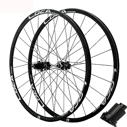 Mountain Bike Wheel : Mountain Bike Wheelset 27.5 Inch Ultra-light Rims Made Of Aluminum Disc Brake Sealed Bearing Hubs Support 12 Speed Cassette QR Wheel Set (Color : Silver)