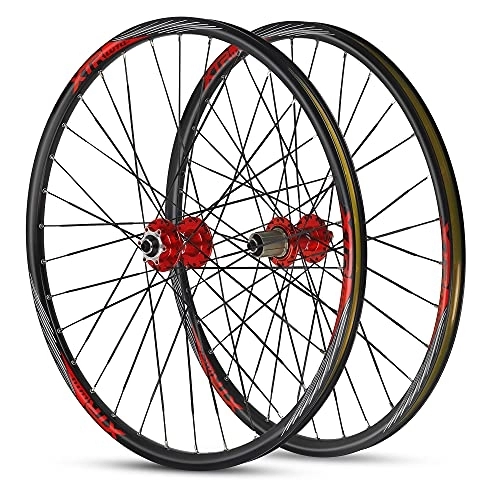 Mountain Bike Wheel : Mountain Bike Wheelset QR Quick Release MTB Wheels 26" Bicycle Rim 32H Cassette Disc Brake Hub For 7 / 8 / 9 / 10 / 11 Speed 1998g (Size : 26 inch) (26 inch)