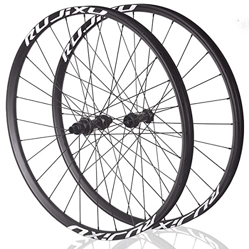 Mountain Bike Wheel : MTB Bike Wheels 26 27.5 29'' Center Lock BOOST Sealed Bearing Bicycle Hub Disc Brake Rim For 8 / 9 / 10 / 11 / 12 Speed (Color : Black A, Size : 29'')