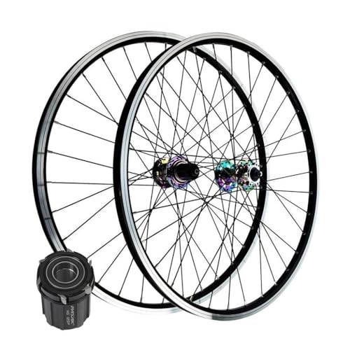 Mountain Bike Wheel : MTB Bike Wheels 26 Inch 27.5" 29 Inch V Brake Aluminum Alloy Hybrid / Bike Hub Disc Brake 32 Spoke Mountain Rim for 7-12 Speed 2250g
