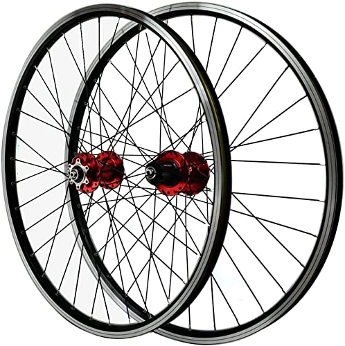 Mountain Bike Wheel : MTB Bike Wheelset 26 / 27.5 / 29in, Disc Brake Cycling Wheel Double Wall Alloy Rim QR 32 Spokes for 7 / 8 / 9 / 10 / 11 Speed Flywheel Wheel