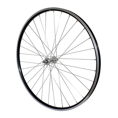 Mountain Bike Wheel : MTB Wheel 700x35 Front P2R Aluminium Black Double Wall MOY Aluminium Full Axle