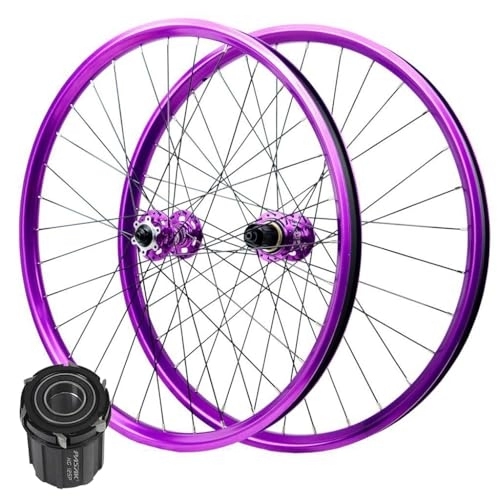 Mountain Bike Wheel : MTB Wheelset 26 Inch 27.5" 29 er Aluminum Alloy Mountain Bicycle Rim Sealed Bearing HG Hubs 32H Wheel 7-11 Speed 2070g (Size : 27.5 inch)