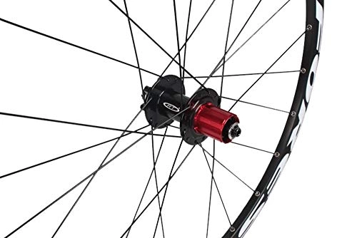 Mountain Bike Wheel : MZPWJD MTB Bike Wheels For 26 / 27.5 In Bicycle Wheelset Double Layer Alloy Rim Sealed Bearing Hub 11 Speed Disc Brake Quick Release 24 Holes 1850g (Color : B, Size : 27.5inch)