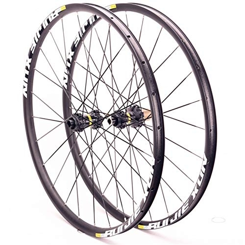 Mountain Bike Wheel : Oksmsa 26 / 27.5 / 29-inch Mountain Bike Wheelset Disc Brake Quick Release Mtb Wheels Center Lock 24 Holes (Color : 12 speed micro spline, Size : 27.5inch)