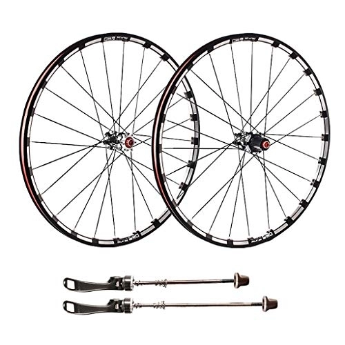 Mountain Bike Wheel : Outdoor Carbon Fiber Mountain Bike Wheel Set 26 / 27.5 / 29 Inch Quick Release Bucket Shaft 120 Ring Training (Color : Black, Size : 27.5inch)