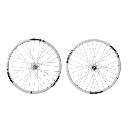 Mountain Bike Wheel : Outdoor Mountain Bicycle Wheelset, 26 Inch Double Wall MTB Rim Quick Release Disc Brake Hybrid / Bike 32 Hole Disc 7 8 9 10 Speed Training