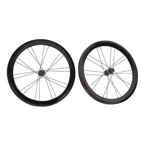 Mountain Bike Wheel : Premium Bike Wheelset with Front & Rear Bearings for Mountain Bikes - Folding Wheel Set for Unmatched Performance-Black