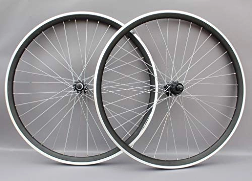 Mountain Bike Wheel : QUATTRO SPORTS 26" Wheel Mountain Bike RIM VEE BRAKE ONLY Wheels, 7, 8, 9, 10 speed CASSETTE TYPE COG COMPATIBLE double wall v section rims (FRONT + REAR WHEELS)