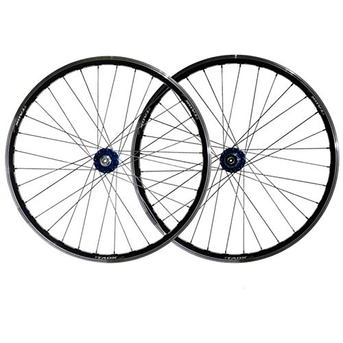 Mountain Bike Wheel : Quick Release Axles Bicycle Accessory MTB 11 Speed Cycling Wheel 26 Inch Bicycle Wheelset Rims 559x19 Disc / Rims Brake Mountain Bike Wheel Sealed Bearing Hub QR For Cassette Flywheel Road Bicycle Cyclo