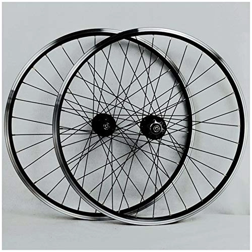 Mountain Bike Wheel : Quick Release Axles Bicycle Accessory MTB Wheelset 26inch Bicycle Cycling Rim Mountain Bike Wheel 32H Disc / Rim Brake 7-12speed QR Cassette Hubs Sealed Bearing 6 Pawls Road Bicycle Cyclocross Bike Whee