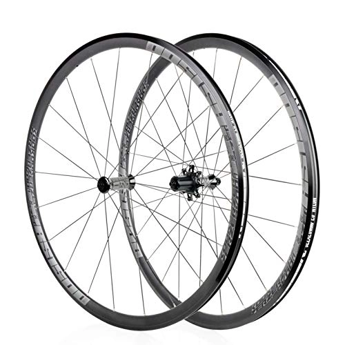 Mountain Bike Wheel : Road Bicycle Wheelset, Mountain Wheel Set 700C Aluminum Alloy Quick Release Version Peilin Before 2 After 4 Suitable for Bicycles Bike Front Wheel Rear Wheel (B)