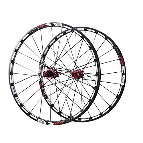 Mountain Bike Wheel : Samnuerly Cycling Wheel Set, Bike Wheel 26 Inches, 27.5 Inches Peilin Before 2 After 5 Compatible with 7 / 8 / 9 / 10 / 11 / Speed Suitable for Bicycles Mountain Wheel Set (Black 27.5 inch)