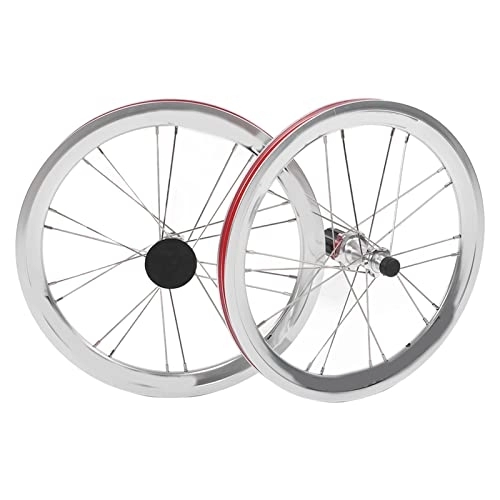 Mountain Bike Wheel : Sdfafrreg good design mountain bike wheelset anodized stable mountain bike wheelset (Silver)