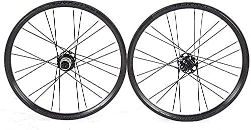 Mountain Bike Wheel : Set of 20-inch mountain bike wheels 24-hole wheels with 24-hole Hybrid disc brake quick-release wheels for aluminum alloy 8 / 9 / 10 / 11 front and rear wheels eg-B