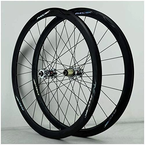 Mountain Bike Wheel : SLRMKK 700C MTB Bike Wheelset, Double Wall V-Brake Racing Bicycle 40MM 29 Inch Cycling Wheels Hybrid / Mountain 24 Hole 7 / 8 / 9 / 10 / 11 Speed