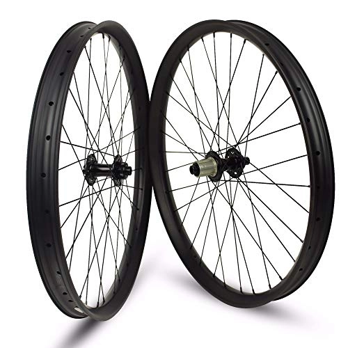 Mountain Bike Wheel : Sywtz 26er XC / AM / Enduro / DH MTB Carbon Wheels Tubeless Rims 24 / 35 / 40mm Width For 26 Inch Mountain Bike Bicycle Wheelset (Width-24mm, Depth-24mm, XC Novatec D771 / D772)