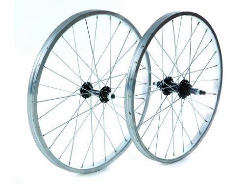 Mountain Bike Wheel : Tru-build Wheels RGH720 Front Wheel - Silver, 20 x 1.75 Inch