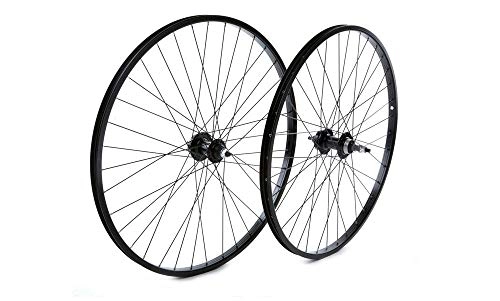 Mountain Bike Wheel : Tru-build Wheels RGH811 Front Wheel - Black, 26 x 1.75 Inch