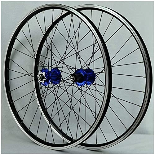Mountain Bike Wheel : TYXTYX 26 Inch V-Brake MTB Bicycle Wheelset, Double Wall Aluminum Alloy Disc Brake Hybrid / Mountain Rim 11 Speed Wheel Wheels