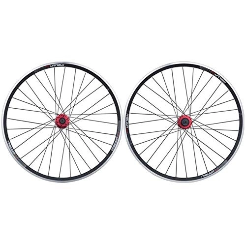 Mountain Bike Wheel : TYXTYX 26" MTB Cycling Wheels Double Layer Alloy Rim Front Rear Bike Wheelset V / disc Brake 32 Hole 7 8 9 10 11 Speed Quick Release