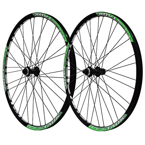 Mountain Bike Wheel : TYXTYX 27.5 Inch Bicycle Wheel Disc Brake Quick Release Bike Wheelset Center Locking Hub High Strength Double Wall MTB Rim For 7, 8, 9 Speed