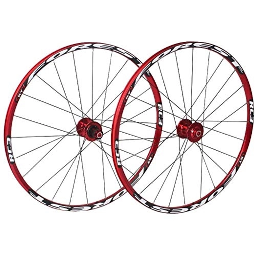 Mountain Bike Wheel : TYXTYX 27.5 Inch Bike Wheelset, Double Wall MTB Cycling Wheels Disc Brake Sealed Bearings Compatible 8 9 10 11 Speed 24H