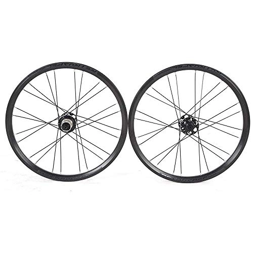 Mountain Bike Wheel : TYXTYX Bicycle Wheelset, Mountain Bike Wheelset, 24 Hole Double-Walled MTB Rims Hybrid Quick Release Disc Brake Aluminum Alloy Bicycle Wheels 8 / 9 / 10 / 11 Speed, A