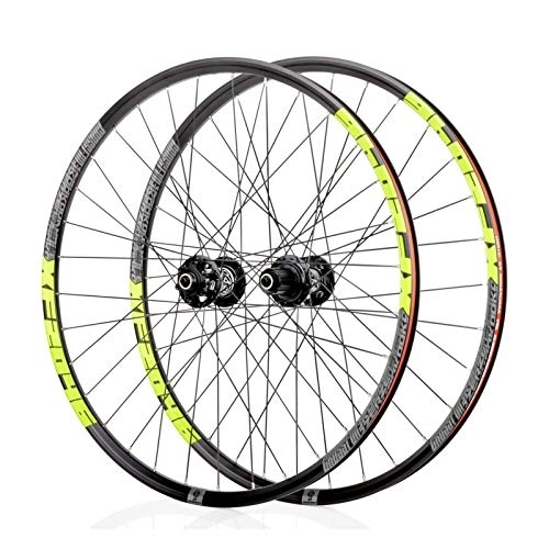 Mountain Bike Wheel : TYXTYX Bike Wheel 26 27.5 29 Inch Bicycle Wheelset MTB Double Wall Alloy Rim 18.5mm QR Disc Brake Front And Rear 8 9 10 11 Speed