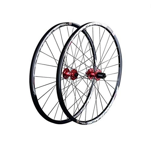 Mountain Bike Wheel : TYXTYX Bike Wheels 26inch, Rear Wheel Double Wall MTB Rim V-Brake Quick Release 28 Hole Disc 7 8 9 10 Speed Only 1780g