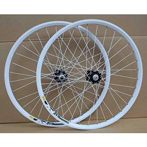 Mountain Bike Wheel : TYXTYX Bike Wheelset 26 Inch Double Layer MTB Rim Disc Brake Bicycle Wheels Quick Release 8-10 Speed Cassette Flywheel 32H