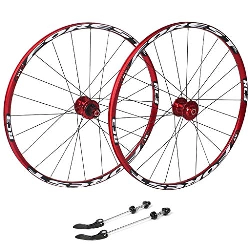 Mountain Bike Wheel : TYXTYX Cycling Wheels 26, Bicycle Double Wall MTB Rim Quick Release V-Brake Hybrid / Hole Disc 7 8 9 10 Speed 135mm