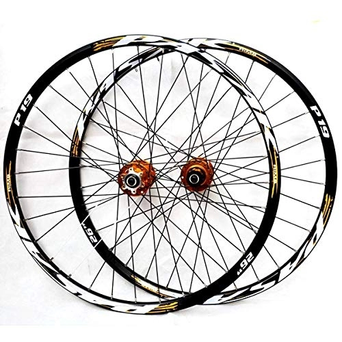 Mountain Bike Wheel : TYXTYX Mountainbike Wheelset 26 27.5 29 Inch 7 8 9 10 11 12 Speed Bicycle Wheelset Ultralight MTB Rim Disc Brake QR Sealed Bearing Hub For Cassette Flywheel 32 Spokes