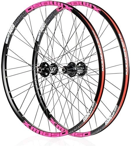 Mountain Bike Wheel : TYXTYX MTB bicycle tires, 66 cm / 27.5 inches, disc brake, quick release, mountain bike, aluminum alloy rims 32H Shimano or SRAM 8, 9, 10, 11 passages.