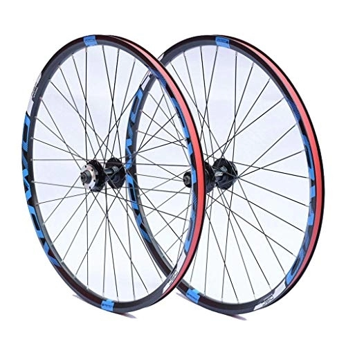 Mountain Bike Wheel : TYXTYX MTB Bike Alloy Climbing Wheelset 26 27.5 29 Inch Double Wall Rim - 8 / 9 / 10 Speed