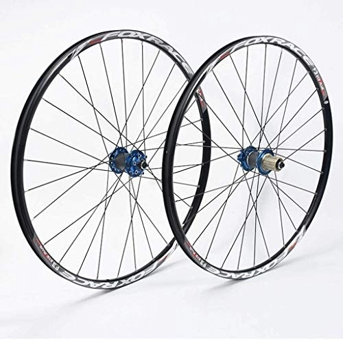 Mountain Bike Wheel : TYXTYX MTB Bike Wheel Set 26" 27.5" Double Wall Alloy Rim Disc Brake 8 9 10 11 Speed Carbon Hub F2 R4 Palin Quick Release 1670g
