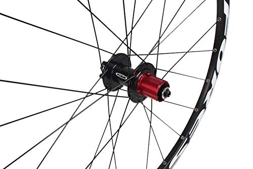 Mountain Bike Wheel : TYXTYX MTB Bike Wheels For 26 / 27.5 In Bicycle Wheelset Double Layer Alloy Rim Sealed Bearing Hub 11 Speed Disc Brake Quick Release 24 Holes 1850g