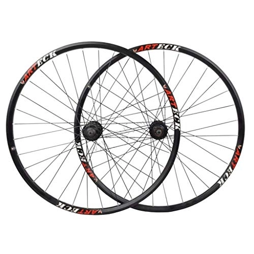 Mountain Bike Wheel : TYXTYX MTB Rim 26 Inch Bicycle Wheelset Double Wall Alloy Disc Brake Wheel Quick Release 7 / 8 / 9 / 10 Speed Cassette