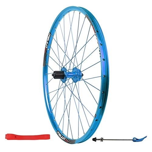 Mountain Bike Wheel : TYXTYX Quick Release Axles Bicycle Accessory 26 Inch Bike Rear Wheel Double Wall Alloy Bicycle Rim MTB Quick Release Disc Brake 7 8 9 10 Speed 1162g 32 Hole Road Bicycle Cyclocross Bike Wheels