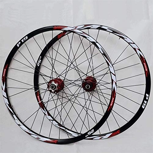 Mountain Bike Wheel : TYXTYX Quick Release Axles Bicycle Accessory MTB Bike Wheelset 26 / 27.5 / 29 Inch Quick Release Bicycle Front & Rear Wheel Disc Brake Cycling Wheels Double Wall Rims 32 Hole 7-11 Speed Cassette Road B