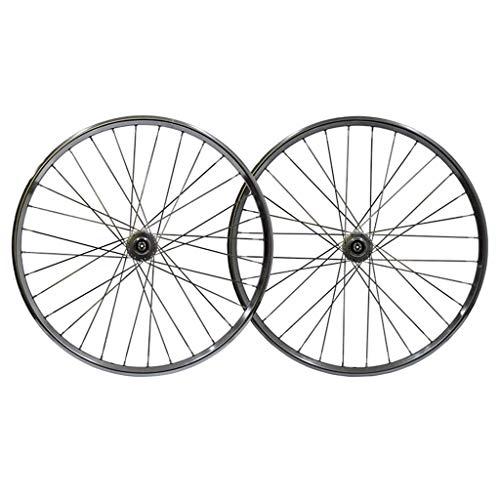 Mountain Bike Wheel : TYXTYX Wheel 26" Bike Wheel Set MTB Double Wall Alloy Rim Silver Disc Brake 7 8 9 10 11 Speed Palin Bearing Hub Quick Release 1190g