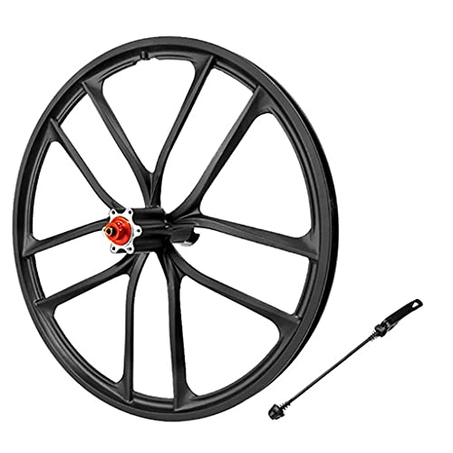 Mountain Bike Wheel : Ultralight 20'' Folding Bike Wheelset High Strength 20inch 1.5~2.125 Disc Brake Mountain Bicycle Front / Rear Wheel 6 Hole Hub Wheels - Rear