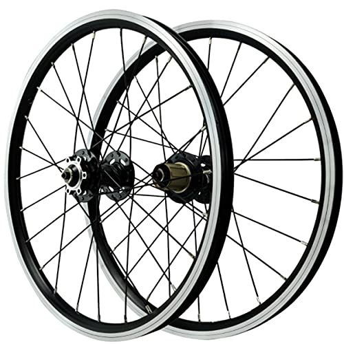 Mountain Bike Wheel : VDSOIUTYHFV Bicycle wheel 20 inch mountain bike aluminum alloy wheel set six nail disc brake rim brake V brake card 11 speed 12 speed six claw