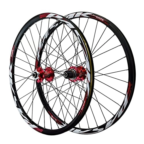 Mountain Bike Wheel : vivianan 24 Inch Front Wheel Rear Wheel Set, Mountain Bike Wheelset, Disc Brake Bicycle Wheel Aluminum Alloy 8 9 10 11 12 Speed Quick Release Rim 32 H