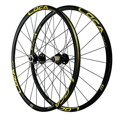 Mountain Bike Wheel : VPPV Mountain Bike Wheelset 26 in, Double Walled Aluminum Alloy mtb Bicycle Wheel 27.5”Disc Brake 24H for 7-11 Speed (Size : 26inch)