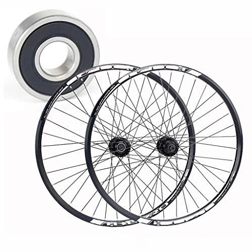 Mountain Bike Wheel : VPPV MTB Wheelset 26 Inch Bike Wheels Double Wall Aluminum Alloy Hybrid / Mountain Disc Brake Cassette For 7 / 8 / 9 / 10 Speed (Size : 26inch)