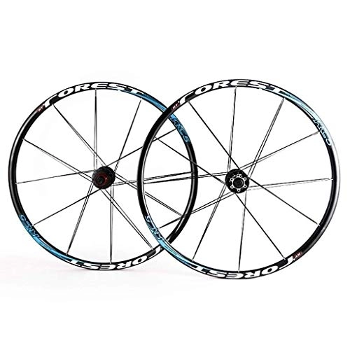Mountain Bike Wheel : VTDOUQ Bicycle wheel 26 27.5 inch bicycle wheel set MTB double-walled light alloy rim QR disc brake 7 Palin 7-11 speed front and rear 1800g