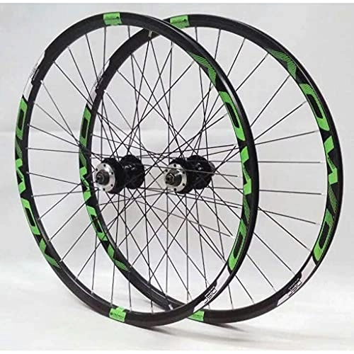 Mountain Bike Wheel : VTDOUQ MTB wheels 26 27.5 29 inch mountain bike wheel set Double-walled rims Disc brake 8-10 s cassette hub 32H QR