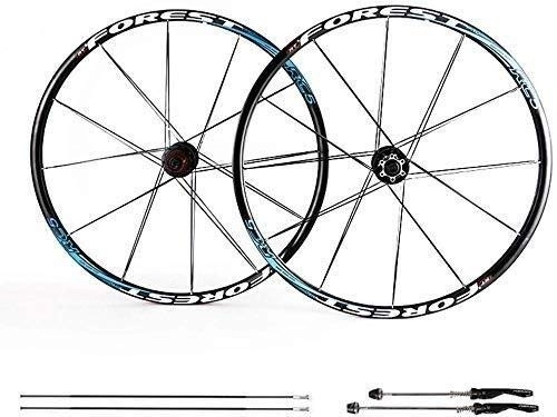 Mountain Bike Wheel : Wheels Mountain Bike Wheelset 26 Inch Bike Wheelset, MTB Cycling Wheels 27.5 Inch Mountain Bike Disc Brake Wheel Set Quick Release 5 Palin Bearing 8 9 10 Speed 100mm ( Color : #3 , Size : 26inch )